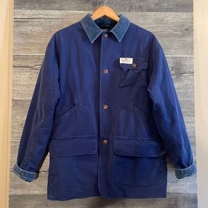 90s VTG Polo Duck Canvas Plaid Flannel Blanket Lined Chore Field Jacket
